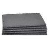 Juvale Set of 6 Black Slate Charcuterie Boards with Chalk,