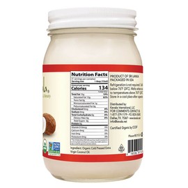 Kevala Organic Raw Coconut Oil, 16 Ounce