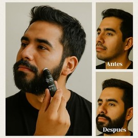 La Milpa de Mara - Melenudo- Aceite para Barba y Bigote, Engrosa el Vello Facial y Promueve el Crecimiento de la Barba                                