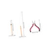 Healvian 3pcs Hair Extension Clip Grooming Kit Thread Pliers Loop
