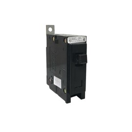 Cutler & Hammer Eaton Cut 1p 15Amp Breaker, BAB1015, Black