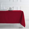 Today Rectangular Fabric Tablecloth 140x200centimeter 55"x78" Red