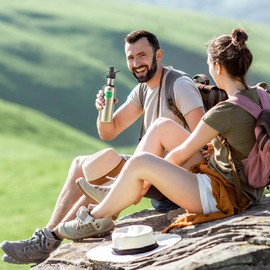 RIPURI Classic 18oz Filter Bottle Water Bottle stainless steel Camping Hiking Backpacking Outdoor Emergency Elephant