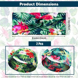 JazSwirl Summer Headbands for Women, Hawaiian Headband, Summer Headbands, Hawaiian Headband for Women