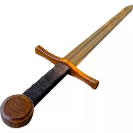 Armory Replicas Empathetic Blade Templar Viking Practice Wooden Sword w/ Leather Wrapped Handle