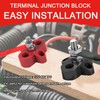 JIQI 2Pcs Bus Bar Terminal Block 5/16" Single Stud Battery