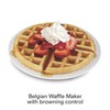 Hamilton Beach Belgian Waffle Maker with Adjustable Browning Control, Black