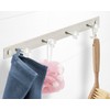 Stahlia Wardrobe (4 Hooks) Coat Hooks Wall Hooks Brushed Stainless