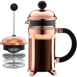 Cafetera Francesa de Acero Inoxidable,1000 ML Cafetera de émbolo para café y té Cafetera de Prensa Francesa para Hacer Café y Té,Prensa Francesa 1