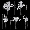 WORSETUY 25Pcs Bridal Hair Pins,Wedding Bridal Hair Pins Pearl Flower