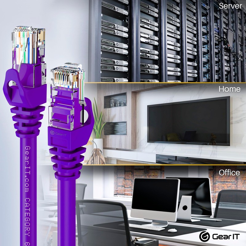 GearIT Paquete de 20 Cable Cat6 0,91 Metro Cable Cat