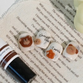 Pochit Nail Tudetam Chocolate Tube Gel 3-Piece Set Embo Art / 포칫네일 튜드탬 초콜릿 튜브젤 3종세트 엠보아트