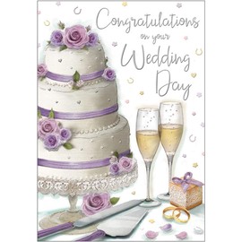 Wedding Card - 9 x 6 inches - Regal Publishing