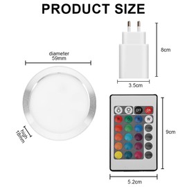 3D Printer LED Lamp Kit, 3D Printer Part LED Light Strip Lighting Strip LED Lamp Model Set, Night Light Models Replacement for 3D Printing Accessories, RGB Light