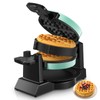 Waffle Maker, 1400W Double Belgian Waffle Iron 180° Flip, 8