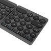 Round Key Bluetooth Foldable Keyboard with Touchpad Universal 140mAh Wireless