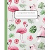 Composition Notebook College Ruled: Flamingos and Cockatoos Illustration: Fun Tropical
