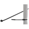 Cable tie,weather resistant nylon,black, length 280 mm width 4,8 mm