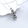 QGJNSGC Cremation Urn Memorial Pendant Necklace Heart Cross Cylindrical with