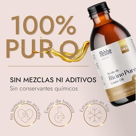 Aceite De Ricino Castor Oil Orgánico uso Pestañas Cejas Y Barba 250Ml