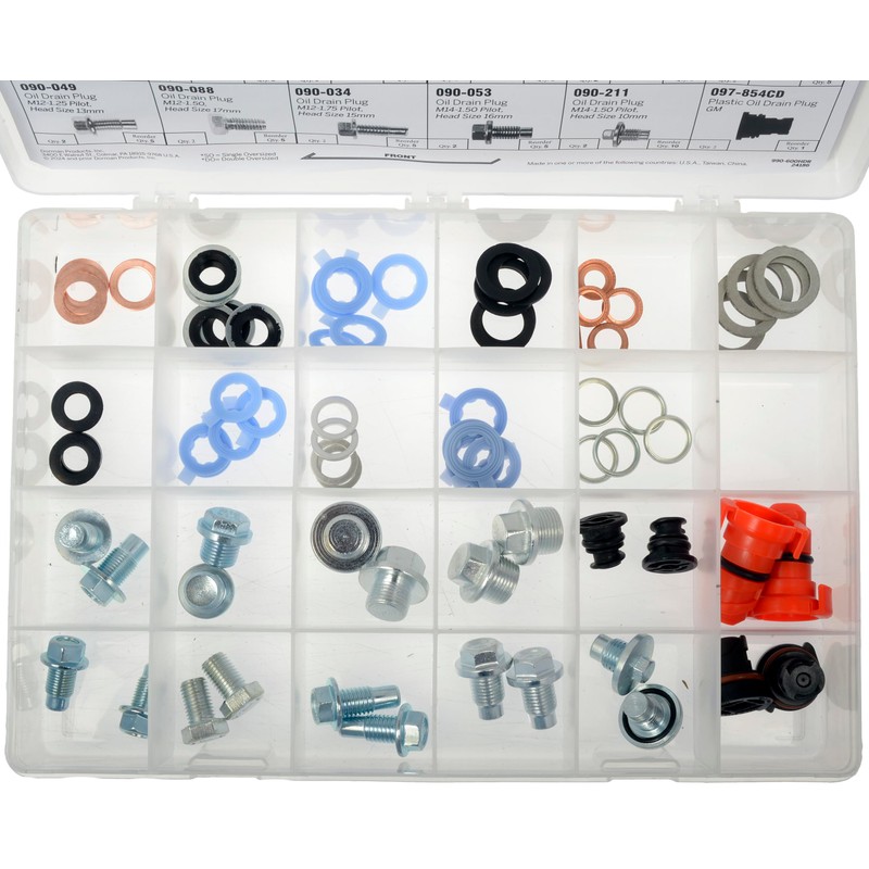 Dorman 990-600 Oil Drain Plug and Gaskets Tech Tray (23