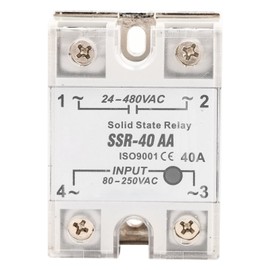 SSr  40AA 40A Solid State Relay Module AC-AC Input  AC Output 24-480V AC