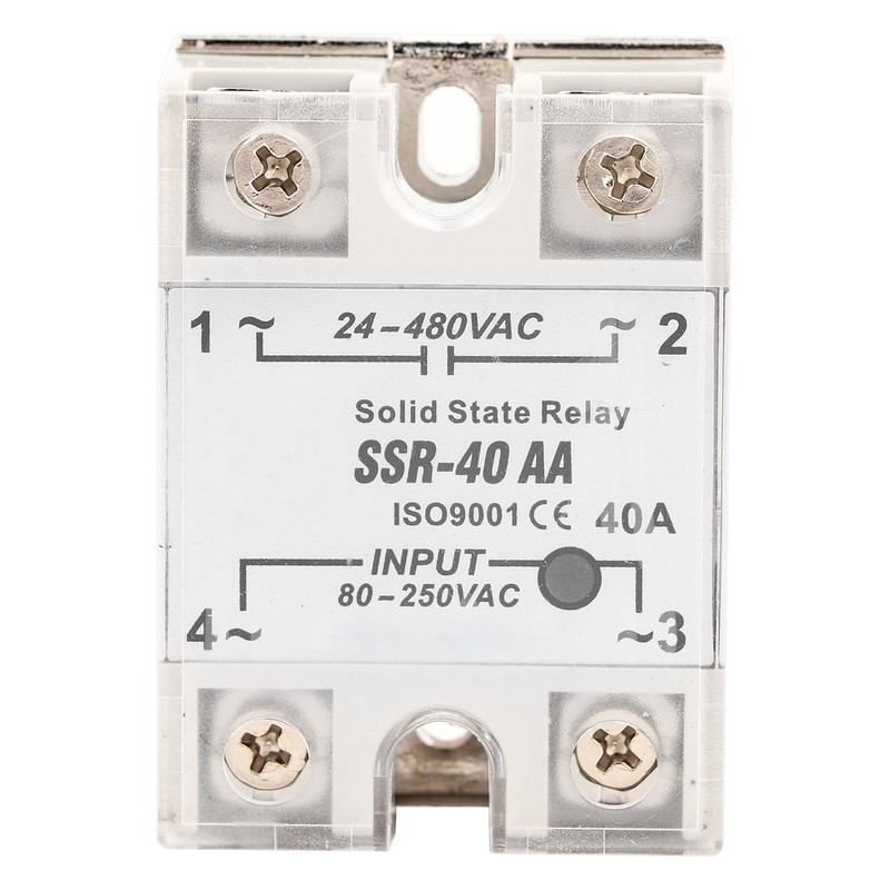 SSr 40AA 40A Solid State Relay Module AC-AC Input AC