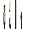 Replacement Audio Upgrade Cable with Lock Plug and 6.35mm Adapter