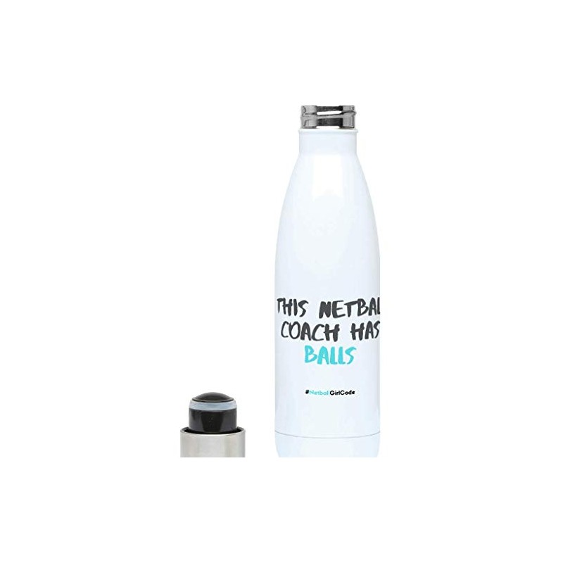 NetballGirlCode Hydro Water Bottle - Netball Gift for Women Girls