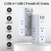 USB Multi Plug Outlet Extender - YISHU Surge Protector with