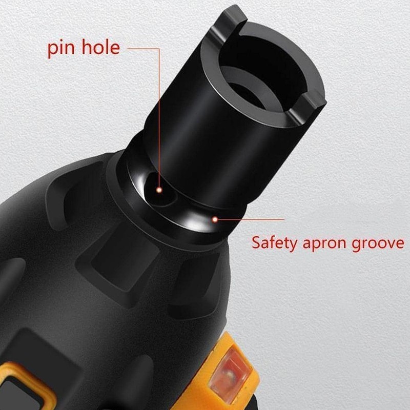 Opemg 1Pc Black Angle Grinder Socket Wrench Forged Socket Pressure
