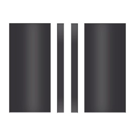 30Pack 4.5" Door Hinge Masking, Magnetic Door Hinge Covers for Painting, Reusable Door Hinge Protect Shields for Commercial and Office Doors