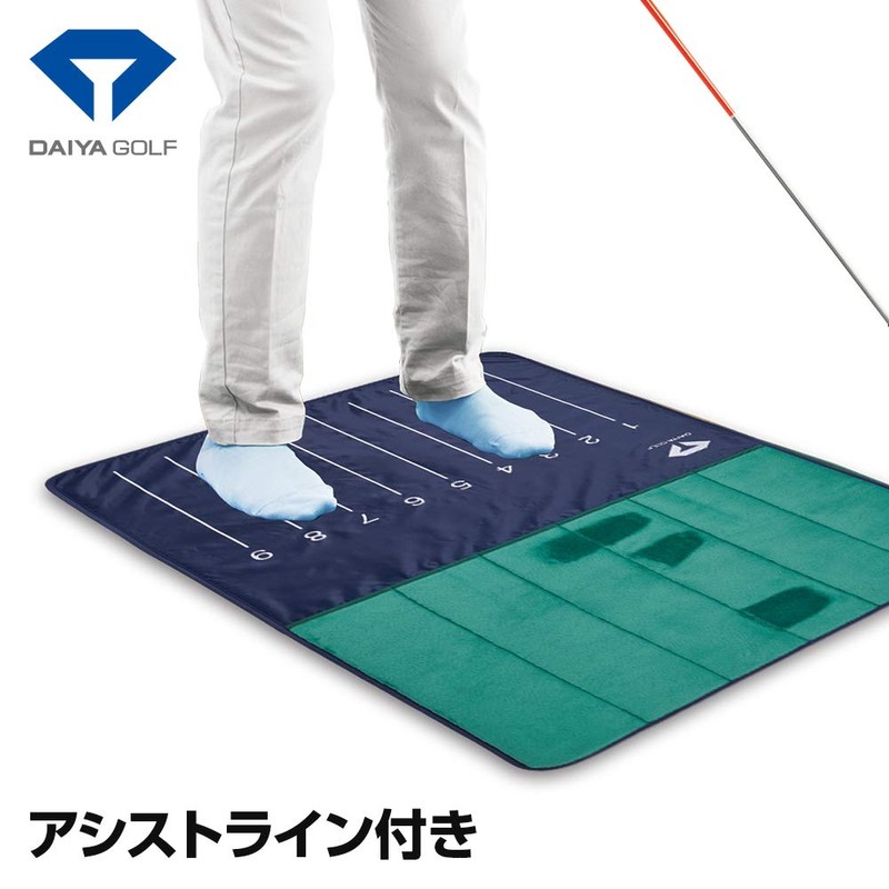 DAIYA GOLF TR-470 Approach Practice Equipment, Diamond Free Check Mat,