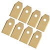 45pcs Robot Mower Blades Replacement Golden Stainless Steel Garden Mowing