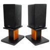Rockville Pair RHT8C 8" Desktop Speaker Stands, 66 lbs. Capacity,