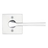 Kwikset Lisbon Non-Functioning Dummy Door Lever in Polished Chrome