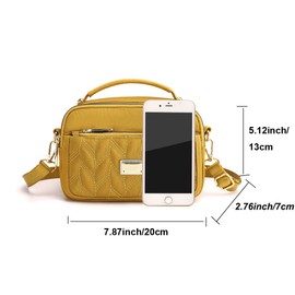 Quilted Small Crossbody Purse for Women Mini Shoulder Bag Cellphone Wallet Purses Jewelry blue