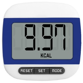 Pedometer Step Counter, Portable Walking Pedometer, Sport Pedometer- Distance, Step, Calories and Fitness Tracker for Men, Women, and Kids (Blue)