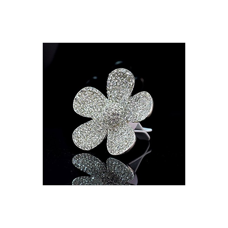 Bestbling Crystal Bling Sparking Car Fragrance Flower Car Diffusser Air