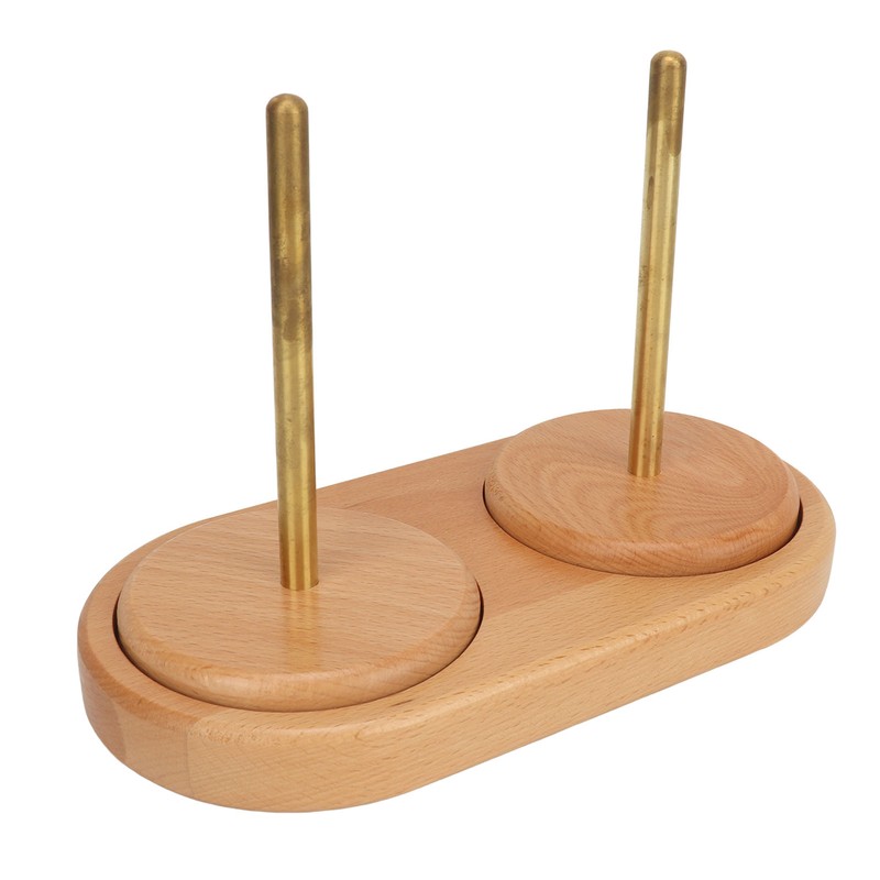 Double Yarn Holder Detachable Rotatable Large Capacity Yarn Ball Stand