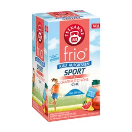 Teekanne frio Sport Fit Grapefruit Lemon + Zinc Pack of 10 (10 x 18 Tea Bags)