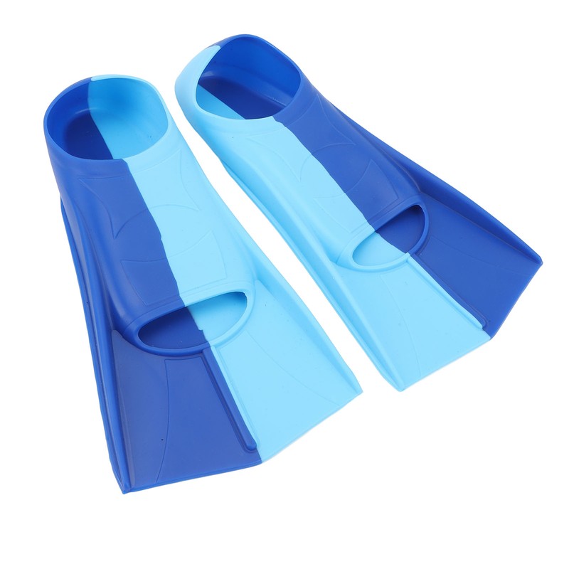 2pcs Swim Fins 2 Colour Blue Silicone Anti Slip Swimming
