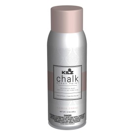 KILZ Chalk Spray Paint, Interior, Cameo Coral, 12 Ounces