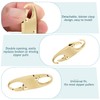 4 Zipper Fasteners for Backpacks, Anti-Theft, Removable Zipper Clips, Small
