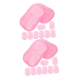 BESPORTBLE Portable Travel Soap Sheets Soap Slices for Outdoor Use for Camping Business Trips Hiking Safe Material for Refreshing Hand Washing