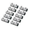 sourcing map EMT Coupling, 20mm(13/16 inch) EMT Set Screw Coupling