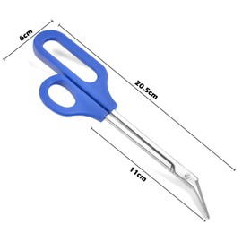 Miaija Long Handled Toe Nail Clippers Professional Sharp Nail Clippers Cutters Long Reach Toenail Scissors Accessories for Adults The Elderly