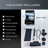 Aurora Optix 10X42 Zoom High Power Scope Monocular with Smartphone