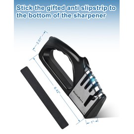 4-In-1 Kitchen Knife Sharpener, Multi-Functional Knife Sharpening Kit, Stylish Kitchen Accessories Suitable For Kitchen Knives, Chef Knives, Precision Knives And Scissors