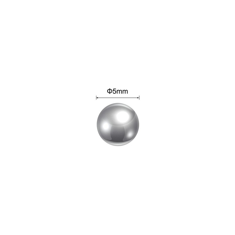 sourcing map 50 Pieces 5 mm 440C Stainless Steel Bearing